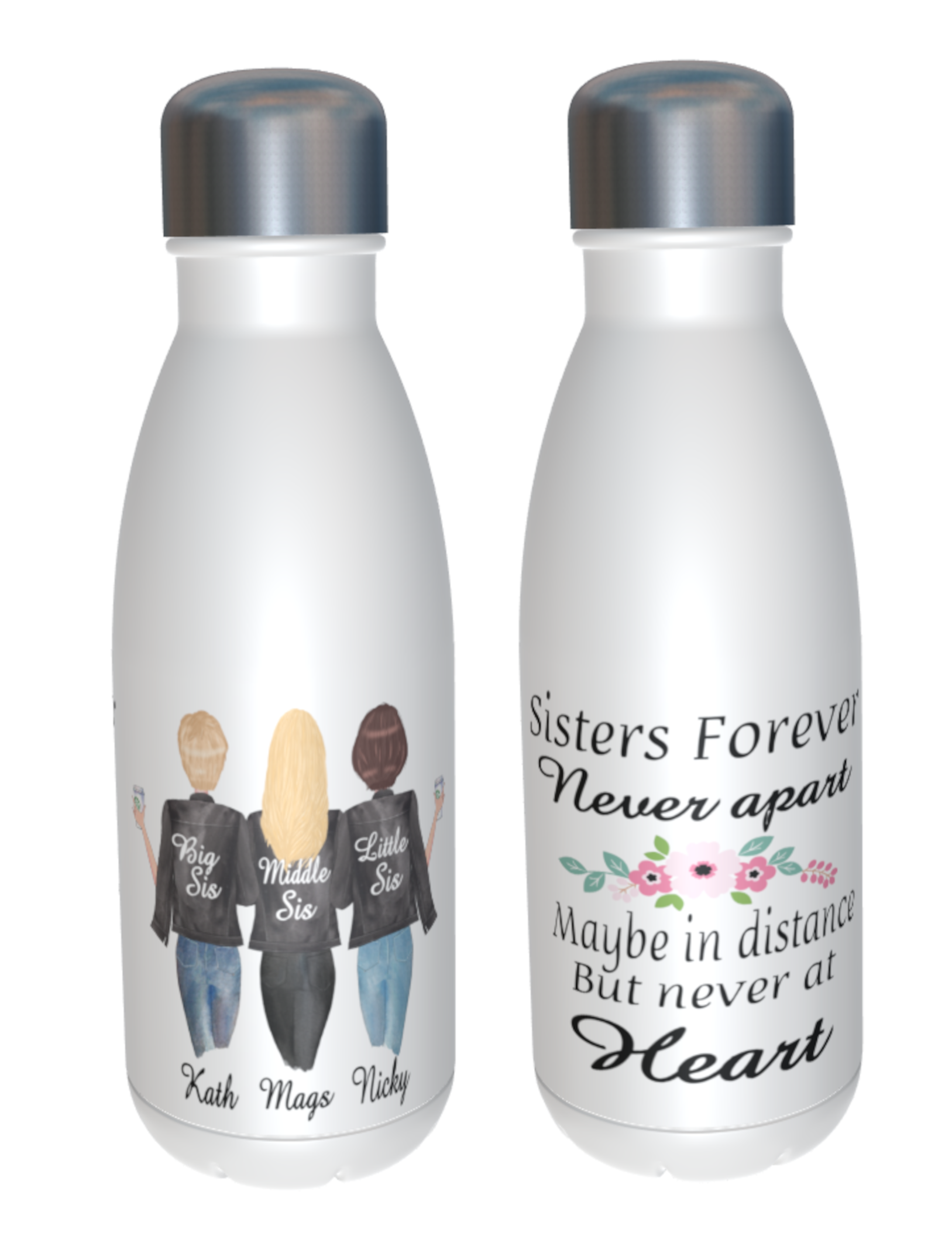 3 Sisters Insulated Customised Water Bottle